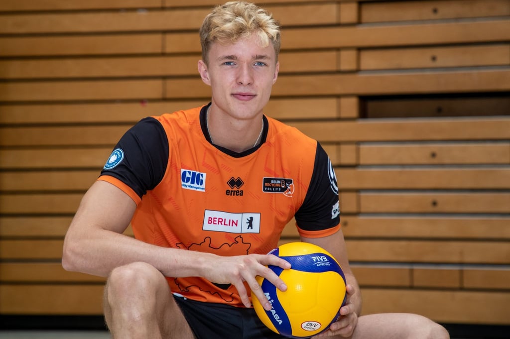 Anton Brehme war einer der wichtigen Spieler beim Sieg der BR Volleys über Düren.