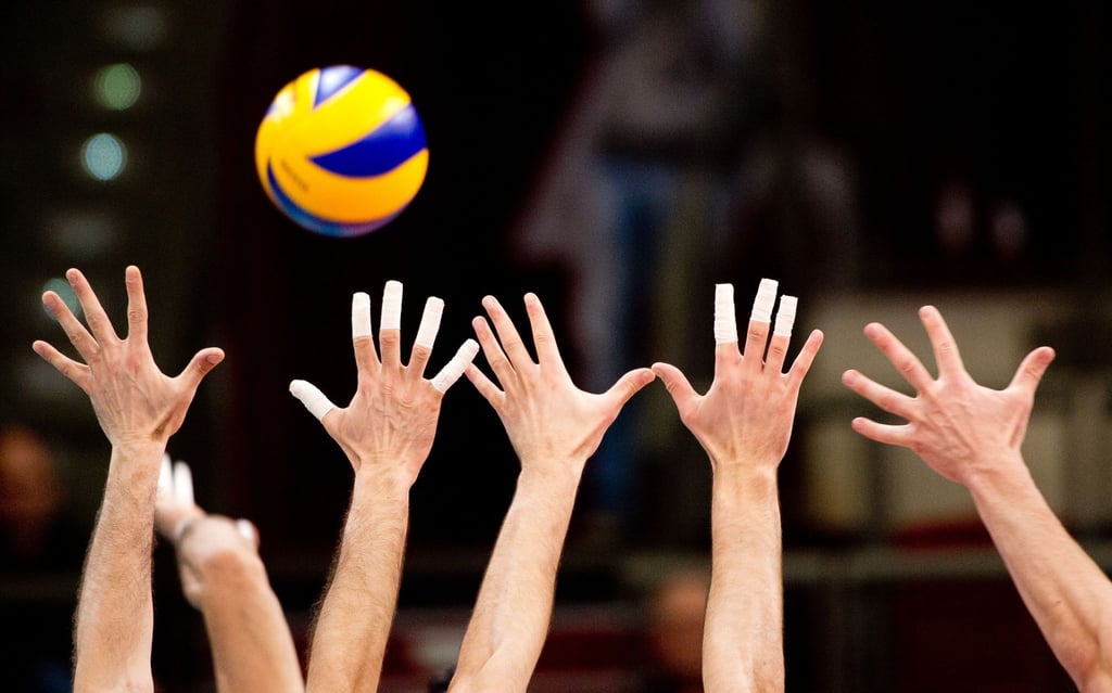 Die Spieler in Aktion.