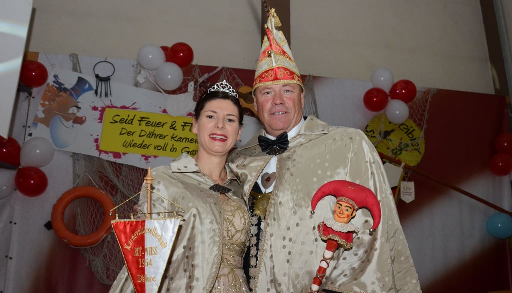 Ihre Lieblichkeit Karina Olms-Schulz und Prinz Burger I. Boohs regieren in dieser Saison in Dähre.