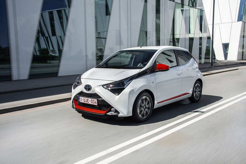 Flotter Flitzer: Ganz kleine Fahrzeuge wie auch der Aygo von Toyota kommen ganz oft als Stadtautos zum Einsatz.