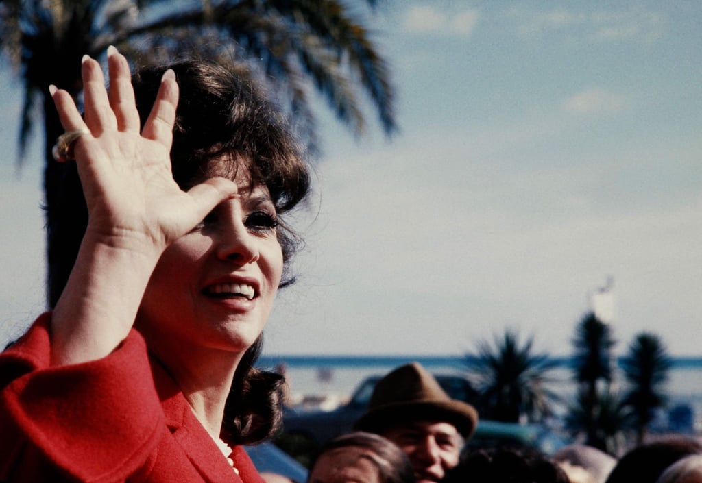 Gina Lollobrigida an der Côte d'Azur (1980).