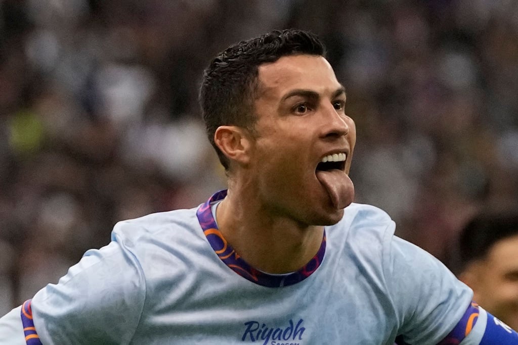 Cristiano Ronaldo jubelt.