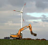Die vorbereitenden Arbeiten für die neuen Windenergieanlagen zwischen Schermen und Pietzpuhl laufen.