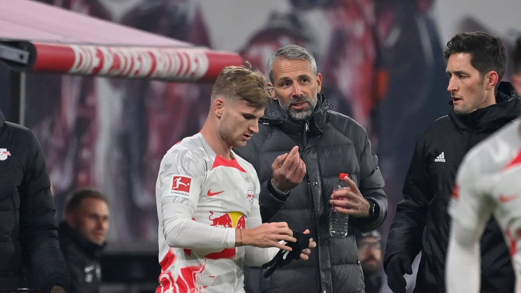 Trainer Marco Rose macht