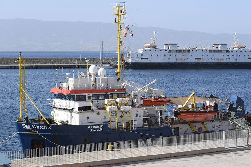 Die Sea Watch 3, ist seit September 2022 von den italienischen Behörden im Mittelmeer festgesetzt.