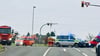 Bei einem Unfall an der Kreuzung Große Schaftrift/Argenteuiler Straße in Dessau sind bei einem Unfall zwei Menschen verletzt worden.&nbsp;
