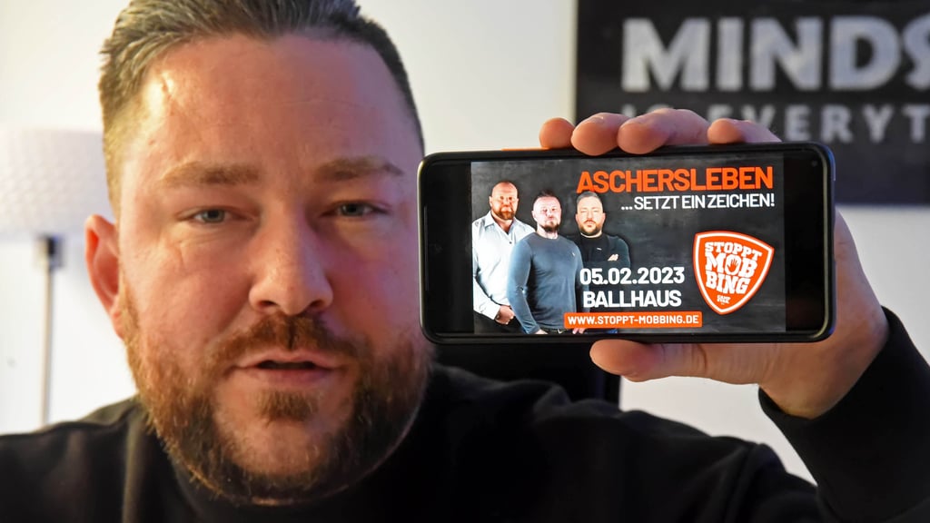 Christian Henze rührt in den sozialen Medien die Werbetrommel für das Anti-Mobbing-Event im Ballhaus. Das Interesse daran sei groß.