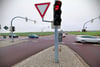 Die Kreuzung Bundesstraße 6n und Landesstraße 145:   Obwohl eigentlich übersichtlich, gehen Unfälle dort in der Regel nicht glimpflich ab.