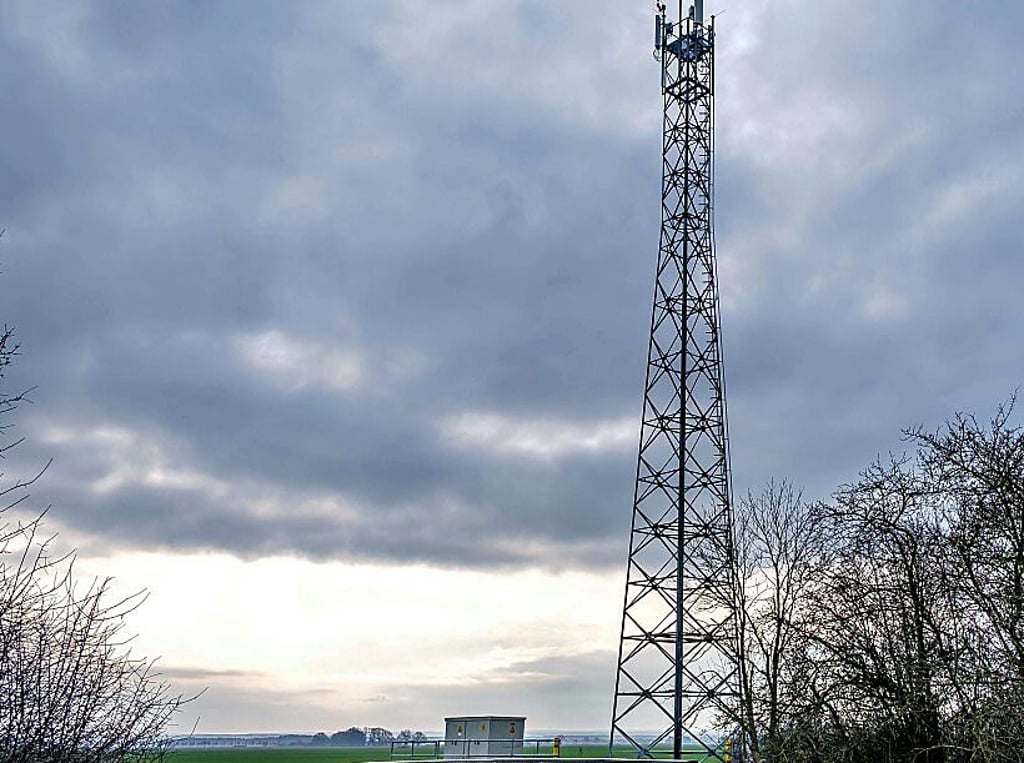Pannigkau besitzt seit kurzem einen Funkturm von der Telekom für superschnelle mobile Daten.