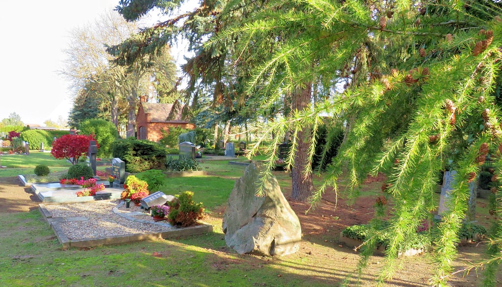 Der Friedhof in Körbelitz.