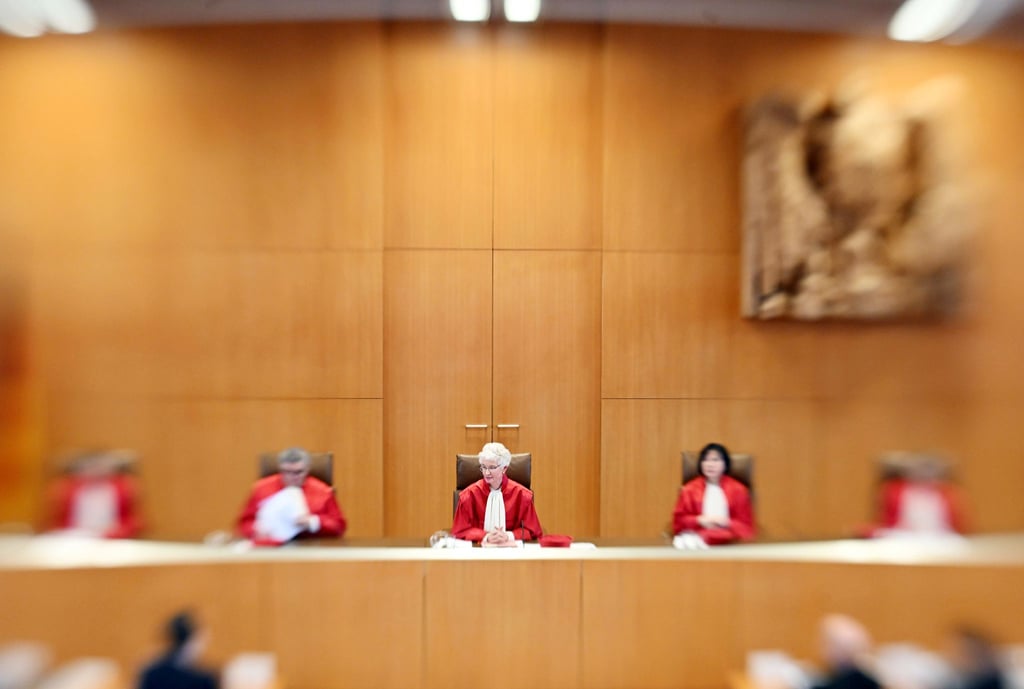 Der Bundesverfassungsgerich verkündet das Urteil zur Parteienfinanzierung.