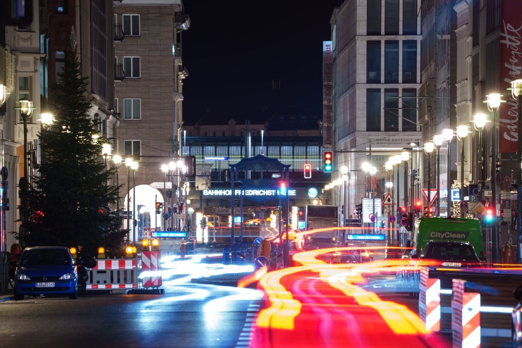 Blick auf die Friedrichstraße.