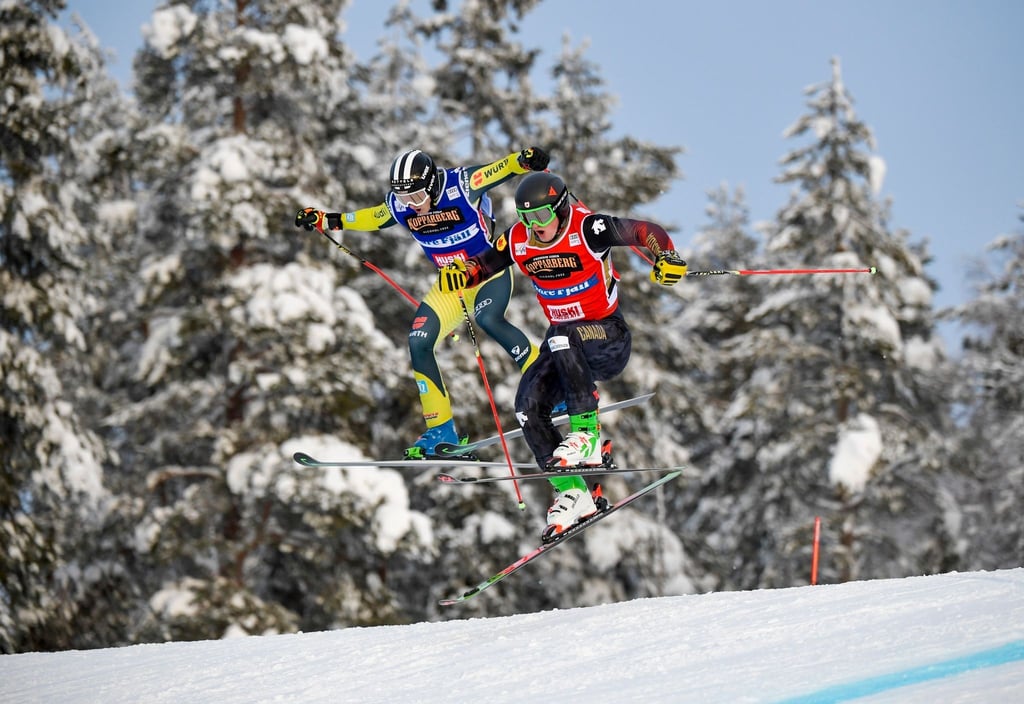 Niklas Bachsleitner (r) wurde Dritter in Italien