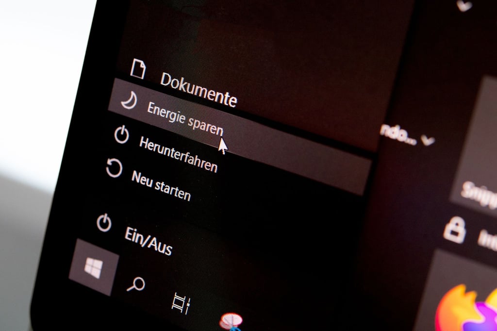 Sogar im Energiesparmodus verbraucht ein Computer Strom. Aber weniger als mit dem Bildschirmschoner.