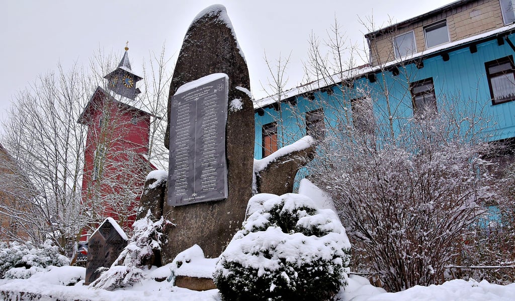 Das Weltkriegsdenkmal in Rübeland ist mithilfe des Ortsbudgets erneuert worden.