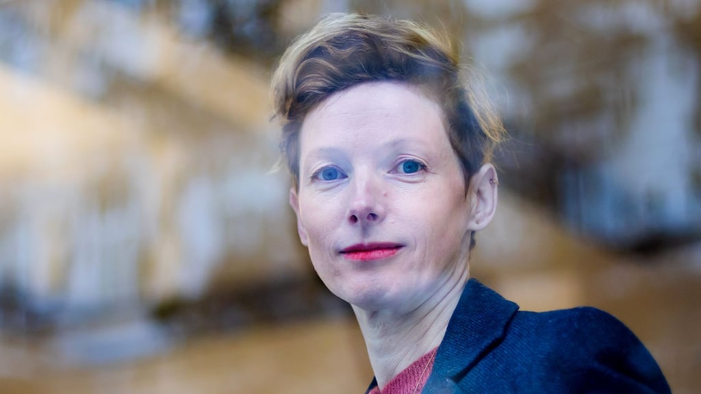 Im Einsatz in Halle: Stiftungsdirektorin Katarzyna Wielga-Skolimowska