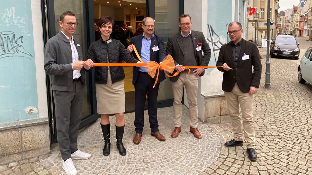 Am Roßmarkt wurde der Digital-Hub feierlich eröffnet.