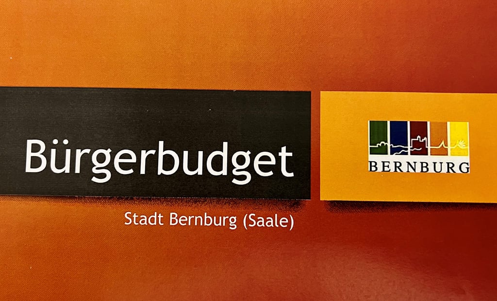 Die Stadt Bernburg richtet ab 2023 erstmal ein Bürgerbudget von 40.000 Euro ein.