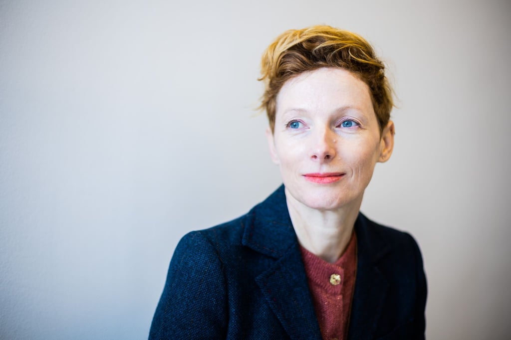 Katarzyna Wielga-Skolimowska, neue Künstlerische Leiterin der Kulturstiftung des Bundes, lächelt.