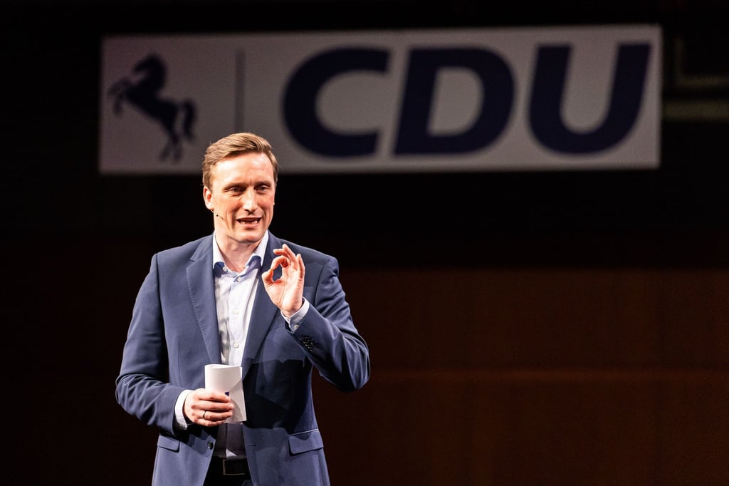 Sebastian Lechner,Landeschef der CDU Niedersachsen.