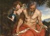 Eine Version des wertvollen Gemäldes „Der heilige Hieronymus“ von Anthony van Dyck. 