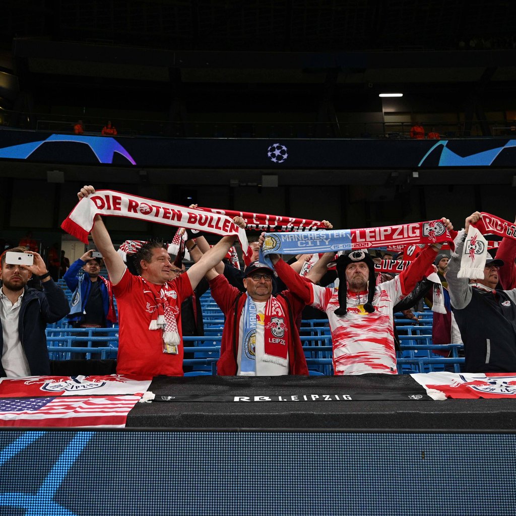 Diesmal wird der Gästeblock bei Manchester City voll mit Fans von RB Leipzig sein.