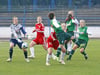 Almuth Schult (l.) am 8. November 2009 im Magdeburger Germerstadion beim Spiel der 2. Bundesliga Frauen Magdeburger FFC gegen Werder Bremen, das 1:1 ausgung.