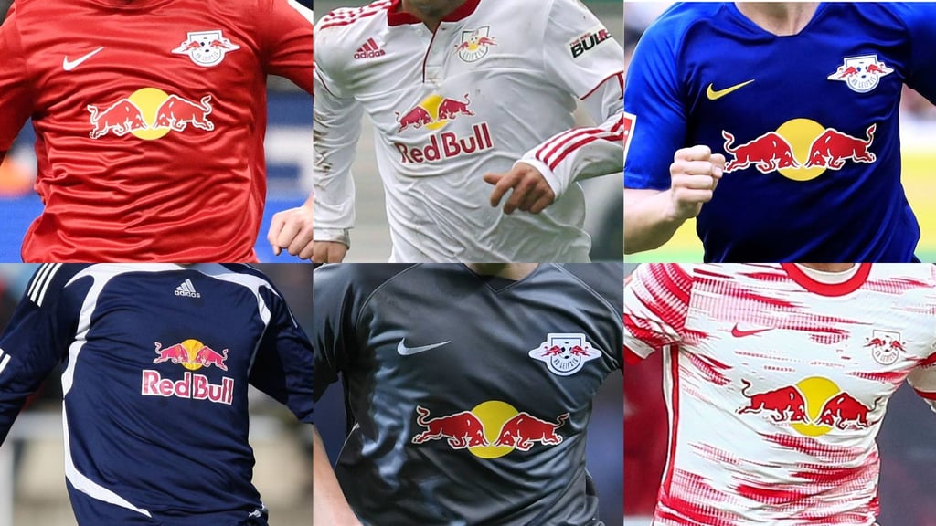 Die Fans von RB Leipzig sahen reichlich Farben und Muster an ihren Profis.