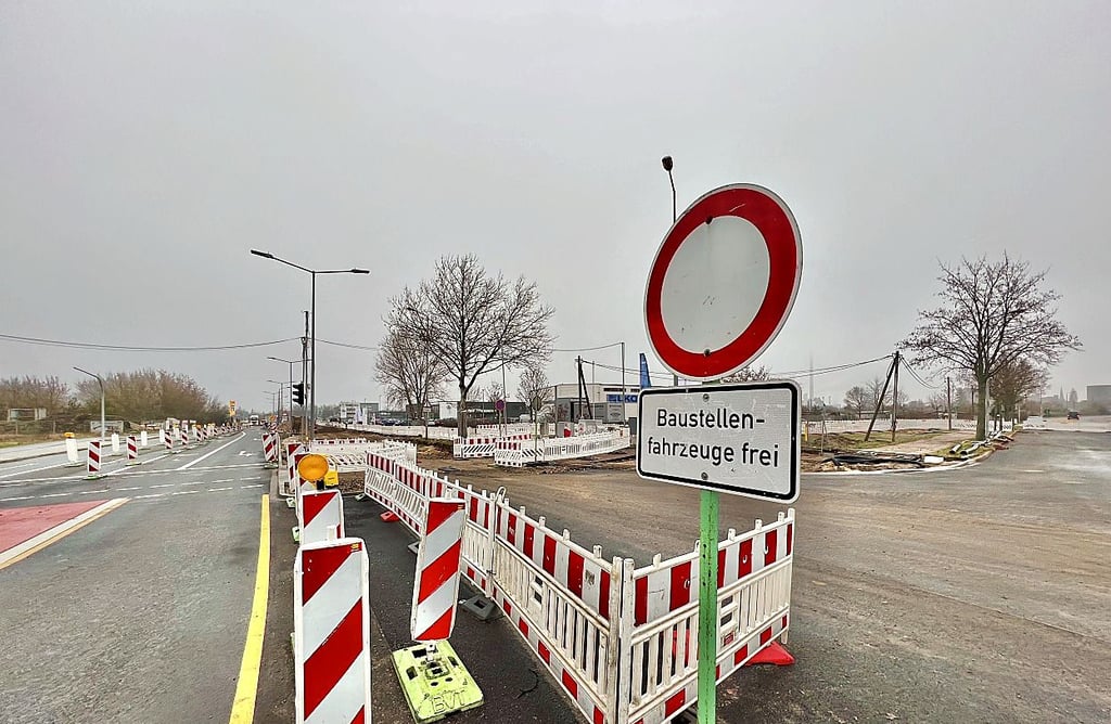 Der Knoten zur Weststraße wird bald wieder geöffnet.
