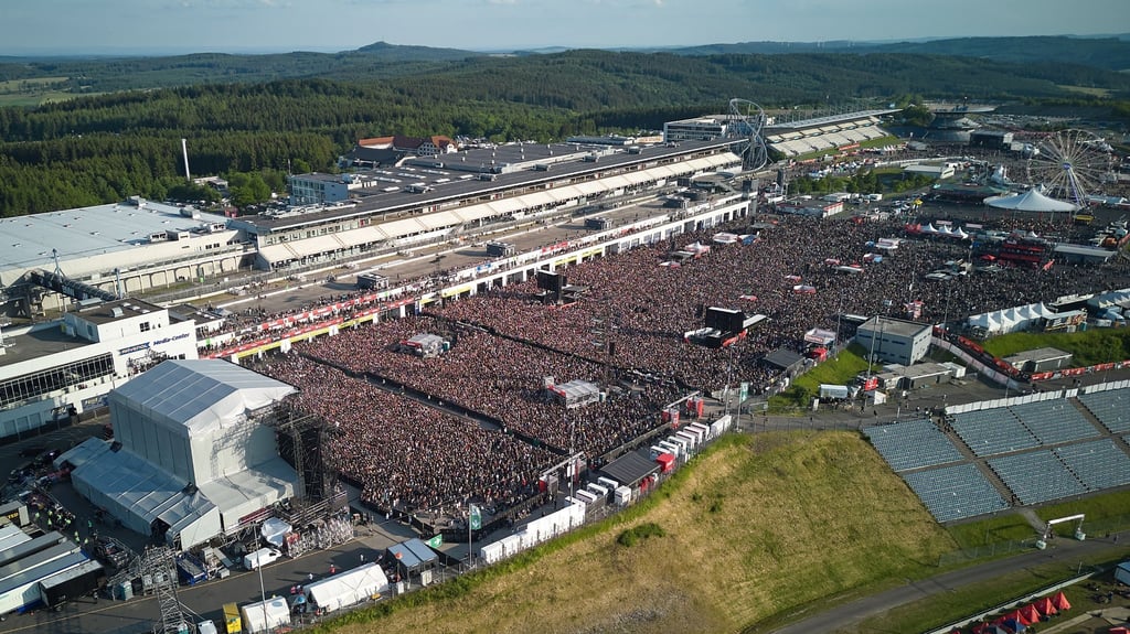 Das Gelände des Festivals „Rock am Ring“ im letzten Jahr.