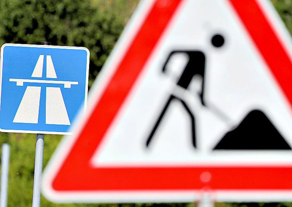 Die Baustelle auf der Autobahn 9 verzögert sich.