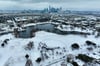 Ein Schneesturm in der Gegend um Dallas sorgte für tausende gestrichene Flüge.