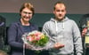 Hat den Existenzgründerpreis Zeitzer Michael gewonnen: Christopher Hamal. Glückwünsche kamen unter anderem von Staatssekretärin Stefanie Pötzsch.