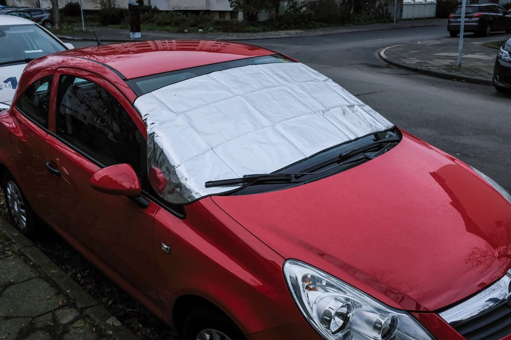 Das war kein Arbeitsunfall: Frau knickt beim Anbringen von Frostschutz um.