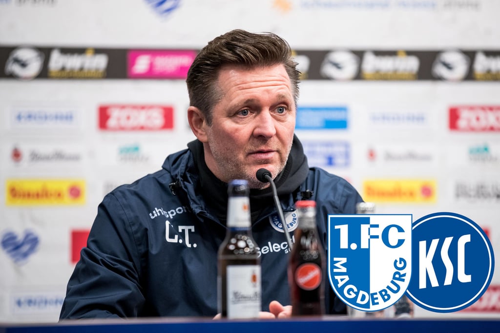 Der 1. FC Magdeburg spielt Zuhause gegen den KSC. Vor dem Spiel stand FCM-Cheftrainer Christian Titz bei der Pressekonferenz Rede und Antwort.