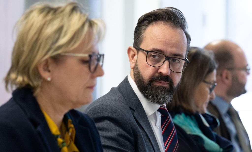 Barbara Klepsch (CDU), Sozialministerin in Sachsen, und Sebastian Gemkow (CDU), Wissenschaftsminister in Sachsen.
