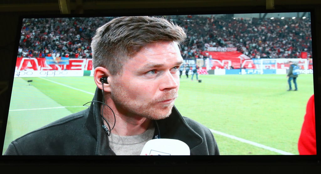 Dominik Kaiser war beim Spiel von RB gegen Glasgow in Leipzig zu Besuch.