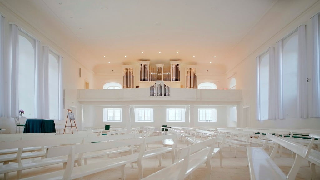 Kirchsaal der Brüdergemeine.