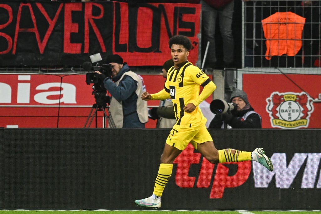 Karim Adeyemi brachte den BVB mit seinem ersten Bundesliga-Tor in Führung.