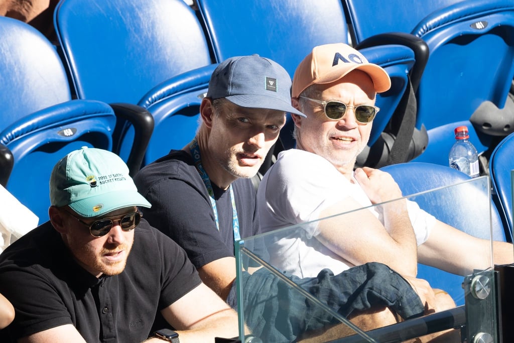 Bekennender Tennis-Fan: Thomas Tuchel (M).