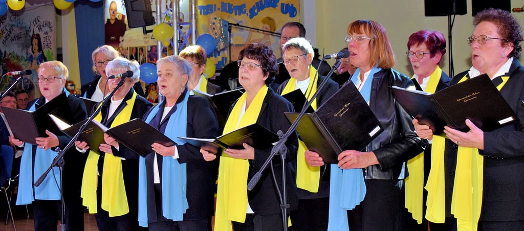 Der Gemischte Chor Gommern umrahmte den Neujahrsempfang der Einheitsgemeinde Gommern musikalisch. Von „Rock my soul“ bis „Freude schöner Gotterfunken“ gab das Ensemble einen Einblick in sein breites Repertoire.