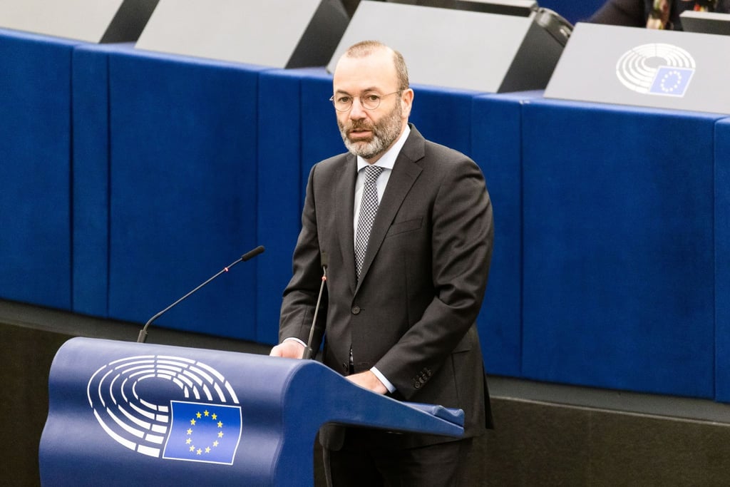 „Unsere amerikanischen Freunde mit ihren Partnern nicht alleine lassen“: Manfred Weber.