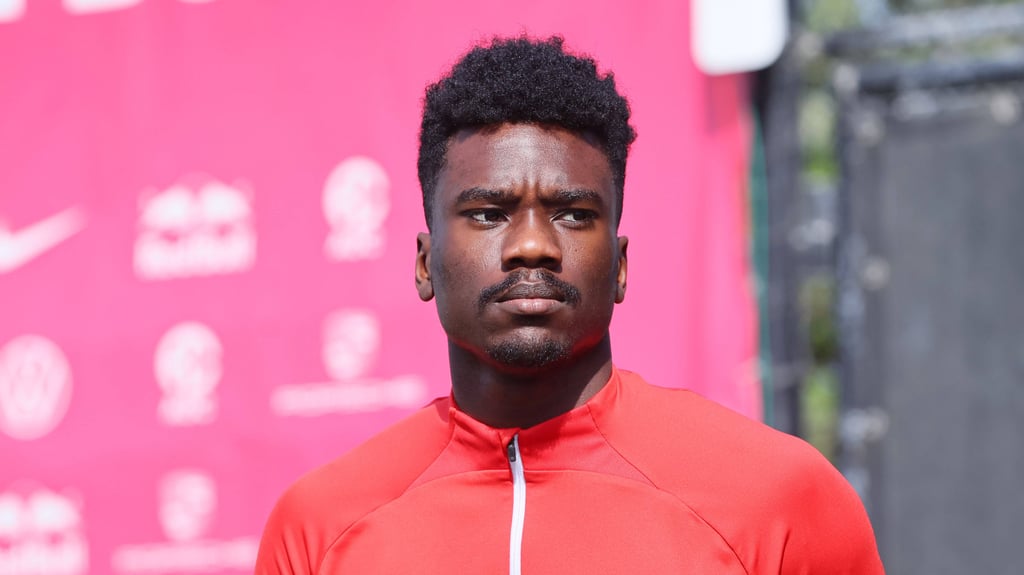 Ohene Köhl beim RB-Trainingslager in Abu Dhabi.
