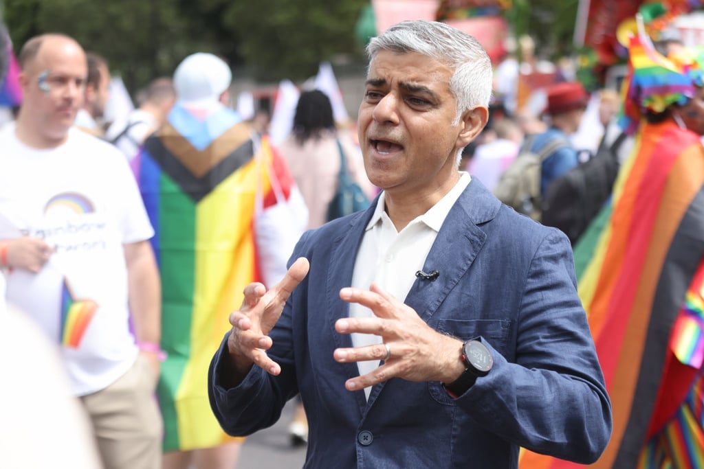 Sadiq Khan ist der Bürgermeister von London.
