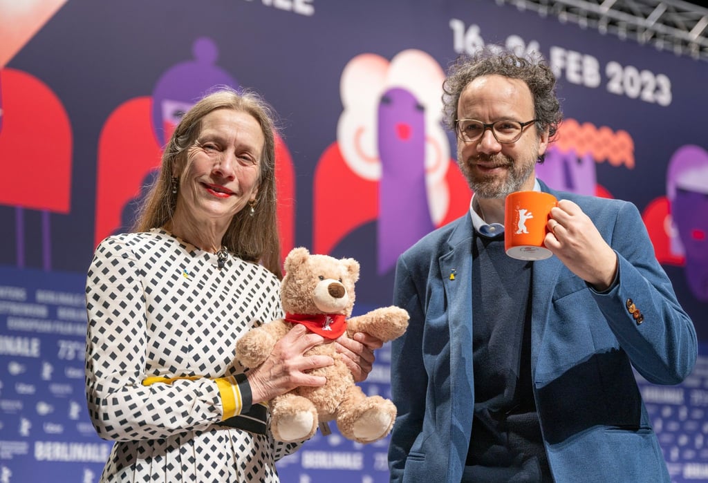Das Leitungs-Duo der Berlinale, Mariette Rissenbeek und Carlo Chatrian in Berlin.