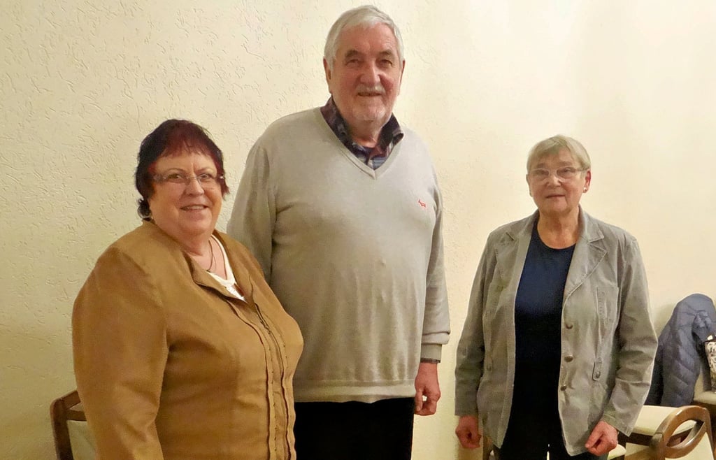 Der neue Vereinsvorstand, von links: Lydia Ruppert, Jochen Hufschmidt und Irmgard Gellerich.