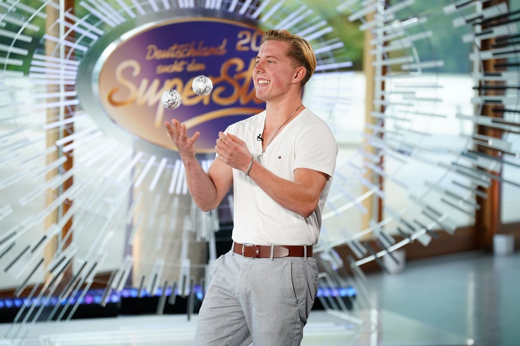 Der Gardelegener Taro Sperlich beim Casting von DSDS.