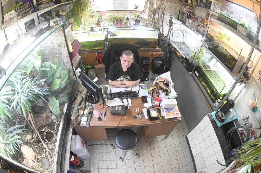 Markus Baur, Fachtierarzt für Reptilien und Stationsleitung, spürt in der Reptilienauffangstation den steigendenden Zulauf. Hohe Energiekosten zwingen viele Reptilienbesitzer, die Tierhaltung aufzugeben.