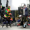 Heidi Klum bei den Dreharbeiten zur 16. Staffel der Pro7 Castingshow Germany's Next Topmodel vor dem Hotel Adlon.