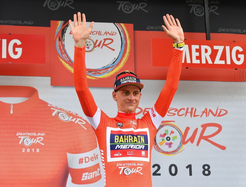 Matej Mohoric feierte 2018 in Merzig einen Etappensieg der Deutschland Tour.
